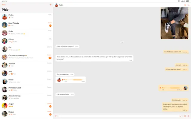 Phiz Chat android App screenshot 0