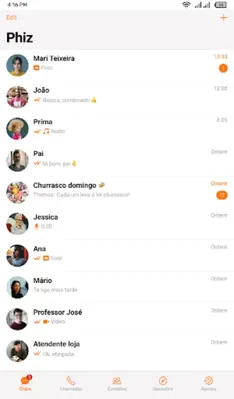 Phiz Chat android App screenshot 1